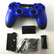 Синий цвет полный набор корпус Оболочка Чехол запасные части Защитная крышка глянцевая поверхность для sony PS4 Playstation 4 контроллер геймпад