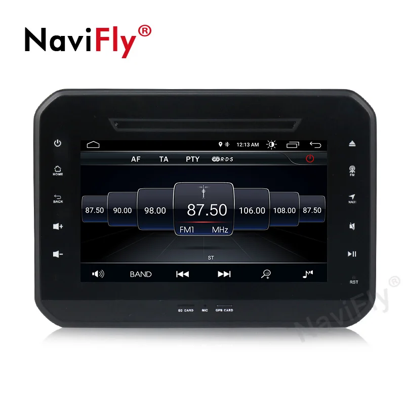 Cheap Navifly Android 8.1 Car Multimedia DVD Player GPS Navigation Stereo Radio For Suzuki IGNIS 2017 2018 Quad core Tap Recorder HD 3