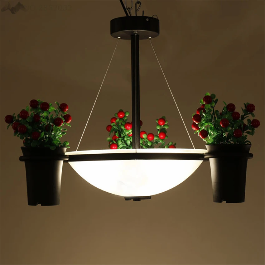 JW_Pastoral Style Creative Minimalist Restaurant Bar Chandelier Lamp
