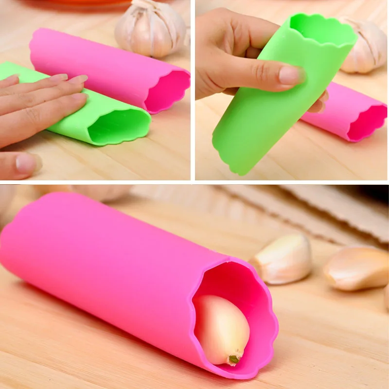 1 шт. силиконовая машинка для чистки чеснока|kitchen accessories cooking tools|cooking toolsgarlic peeling |