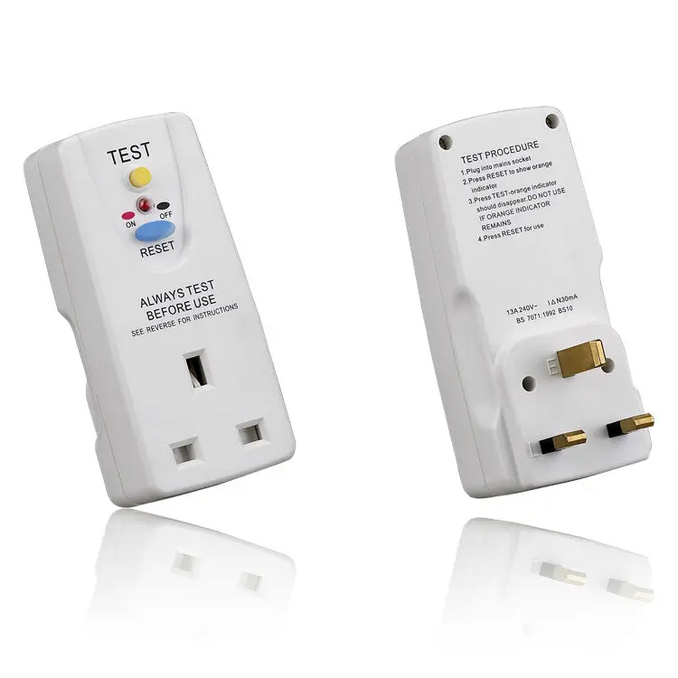 Free Shipping Portable Residual Current Devices for 13A electrical