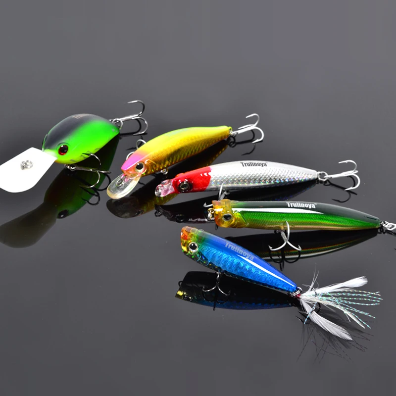 

Combination 5 minow lure set box