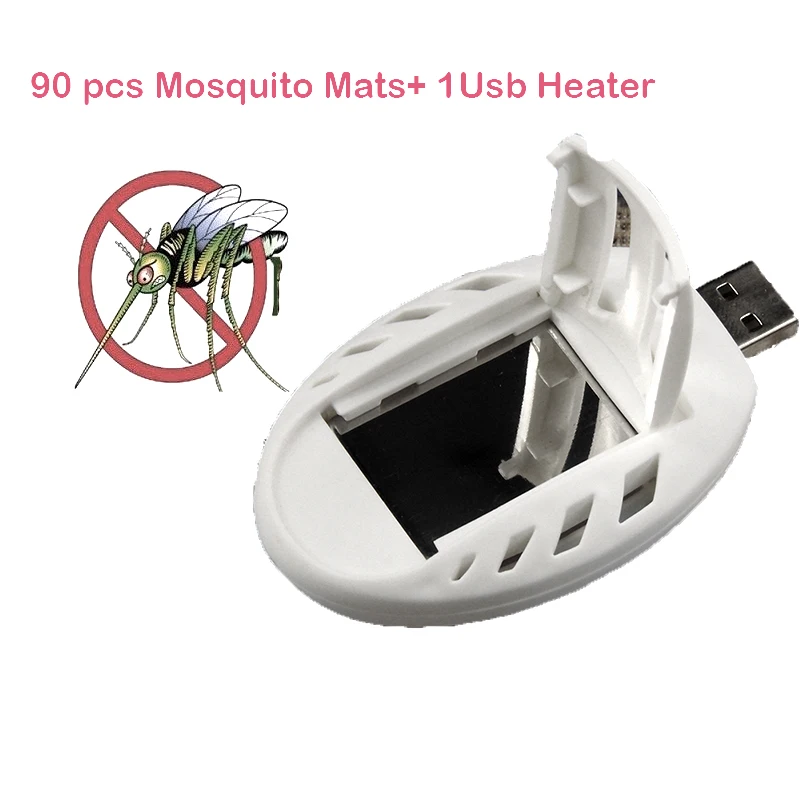 

1pcs USB Mosquito Killer+ Eco-Friendly No Smell Mosquito Mats 90pcs High Summer Outdoor Anti Mosquito Repllent