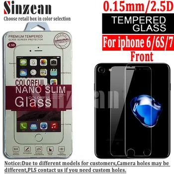 

Sinzean 50pcs TOP 0.15mm 2.5D untral thin front tempered glass screen protector For Apple iPhone 11 Pro/678 PLUS/X/XS MAX/XR