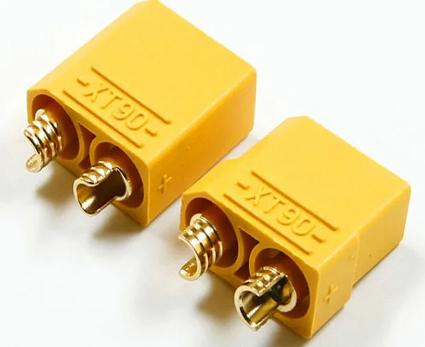 10 Pairs XT30 XT60 XT90 Yellow Battery Connector Set 4.5mm Male Female