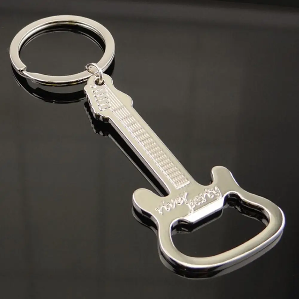 

KANNERT Gift Zinc Alloy beer guitar bottle opener bottle opener keychain keyring key chain key ring