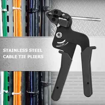

Stainless Steel Cable Tie Pliers Zip Tie Automatic Tension Cut Off Gun Special Pliers Fastening Tool for width Under 12mm