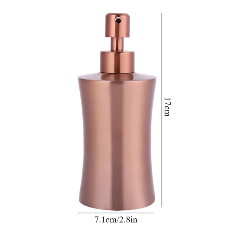 HOT-400Ml диспенсер для мыла из нержавеющей стали для кухонной раковины, кран для ванной, ящик для шампуня, контейнер для мыла на бортике, бутылка для моющего средства