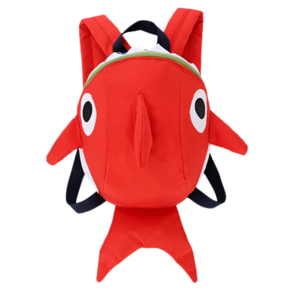 Cute Cartoon Animal Mini Plush Backpack Baby Toy School Bag Kids Outdoor Travel Pack Bag Student Kindergarten Animal Bags - Цвет: red