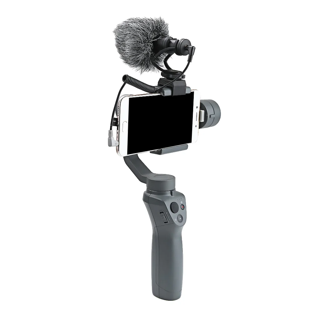  Directional Condenser Video Microphones Mic and Universal Mount for DSLR Camera Compatible for DJI 