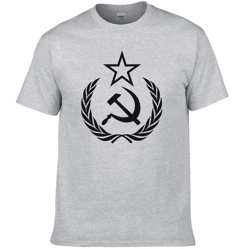 2017 новое поступление Мужская/женская футболка CCCP СССР Советская русская KGB