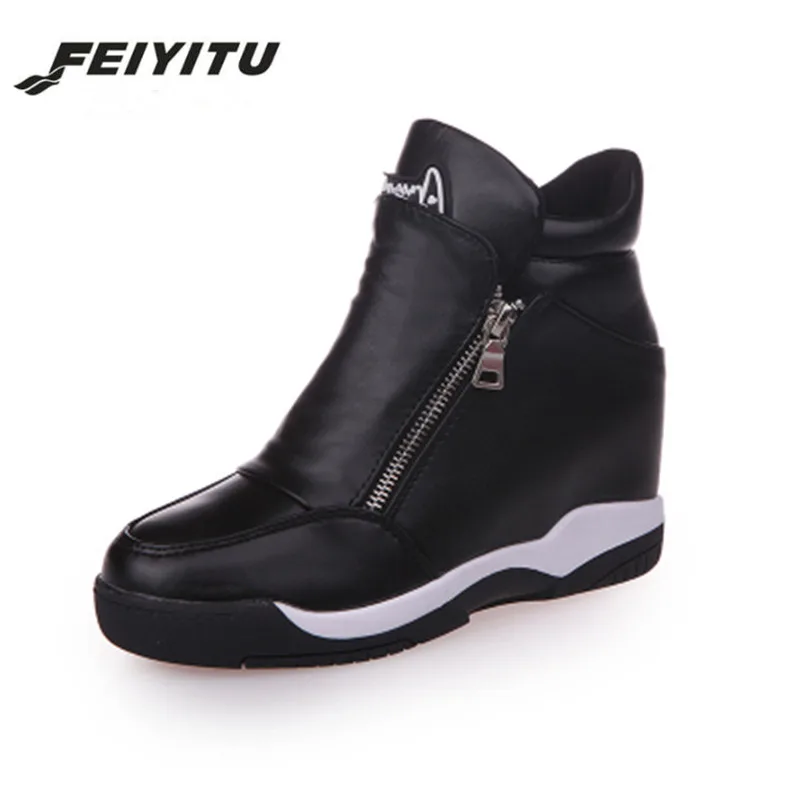 

FeiYiTu Womens shoes height increasing platform sneakers tenis feminino shoes woman zapatillas mujer casual sapato feminino
