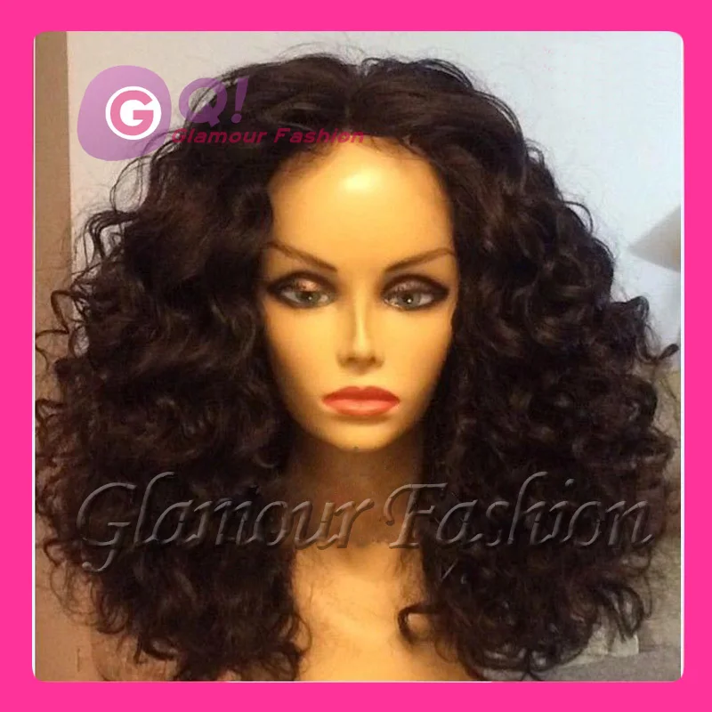GQ kim kardashian wig Virgin Brazilian short curly wigs For Black Women