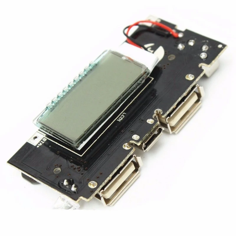 New Digital Display Dual USB 5V 1A 2.1A Mobile Power Bank 18650 Battery Charger PCBA Motherboard LCD Charging Module New Digital Display Dual USB 5V 1A 2.1A Mobile Power Bank 18650 Battery Charger PCBA Motherboard LCD Charging Module