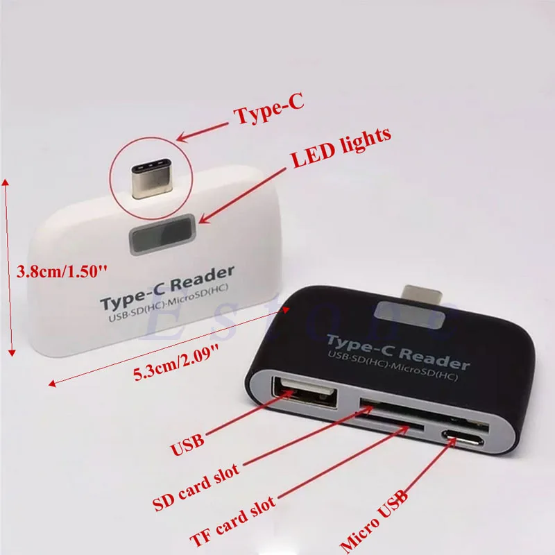 ANENG 3 в 1 USB OTG кард-ридер Универсальный USB OTG TF/SD кард-ридер Micro USB OTG адаптер для мыши/клавиатуры/планшетов/телефонов