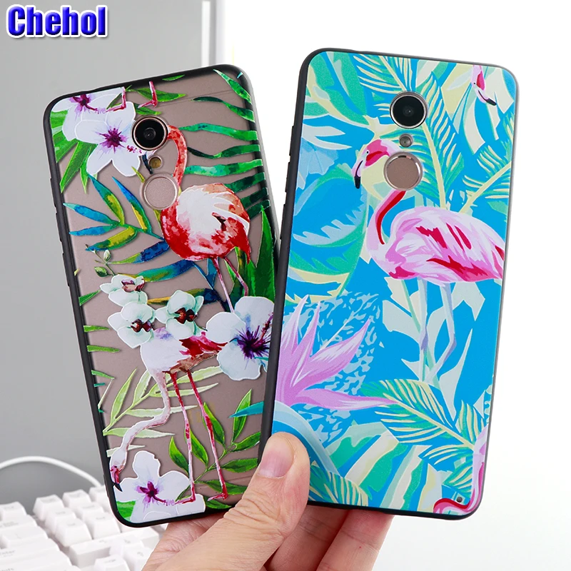 

3D Printed New Phone Cases For Xiaomi Redmi Note 4 5 6X A plus Cute Animals Case Floral Silicone Fitted phone Covers Accessories