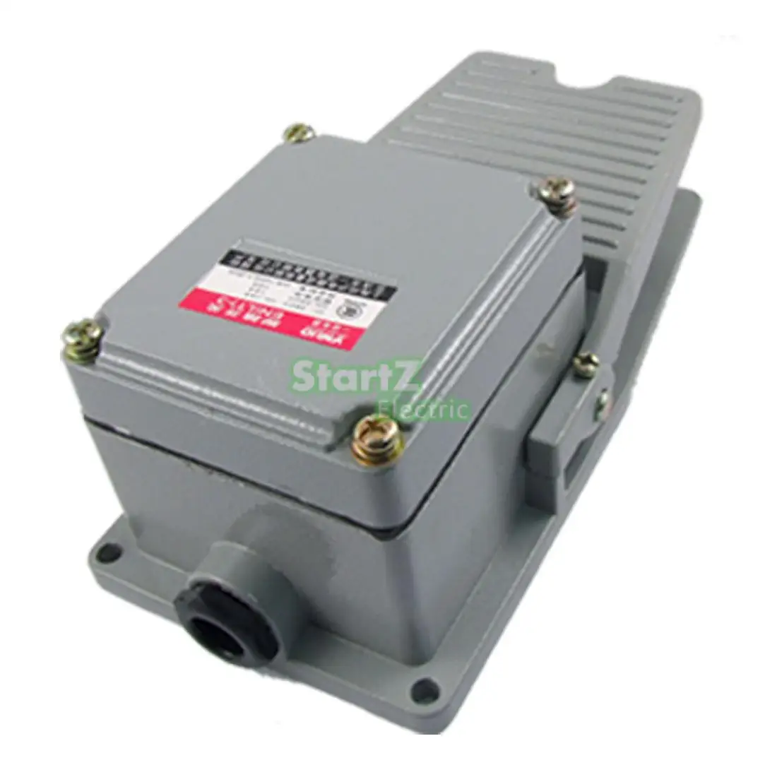 AC 250V 10A 1NO 1NC Momentary Industrial Power Foot Pedal Switch for Motor