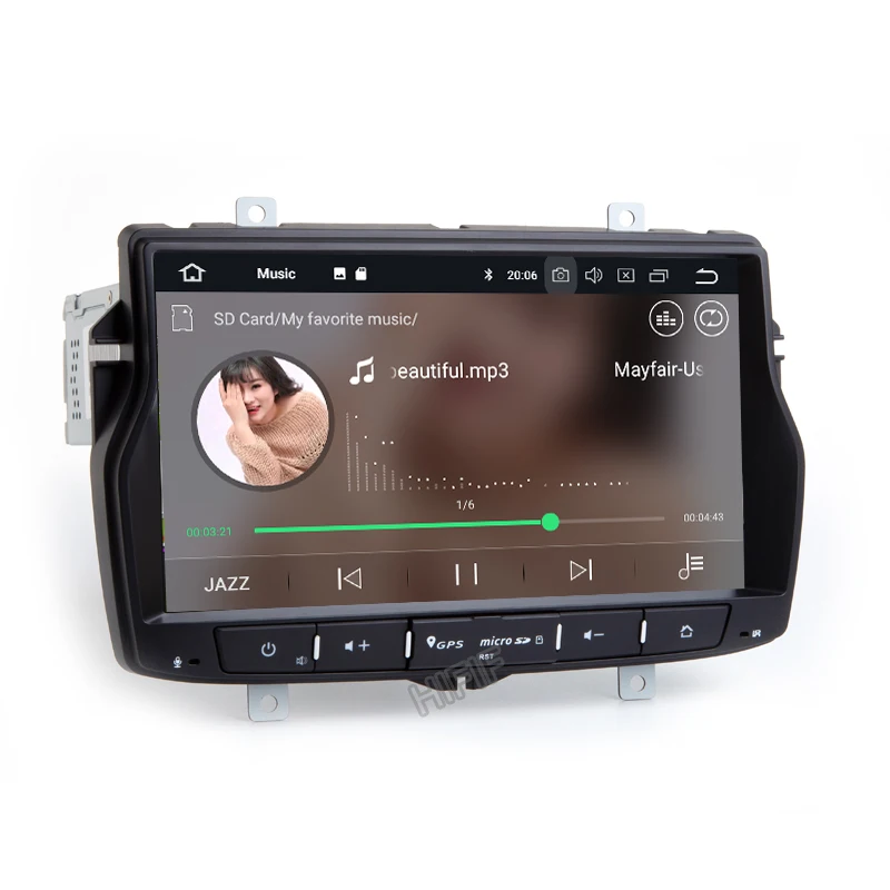 8 дюймовый IPS DSP 1024*600 4G + 64G android 10 автомобильный dvd плеер для Lada Vesta автомобильное