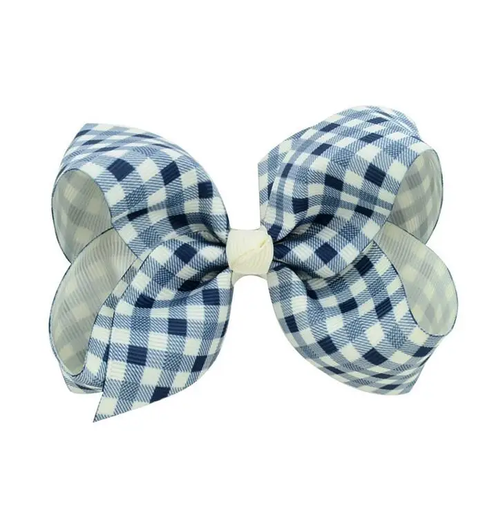 plaid ribbon hairbow3