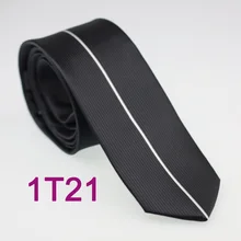 Yibei Coachella Галстуки мужские черные Средства ухода за кожей шеи галстук с белыми в Вертикальную Полоску Средства ухода за кожей Шеи Галстуки Узкий 6 см Галстуки жаккардовые красивый Cravate