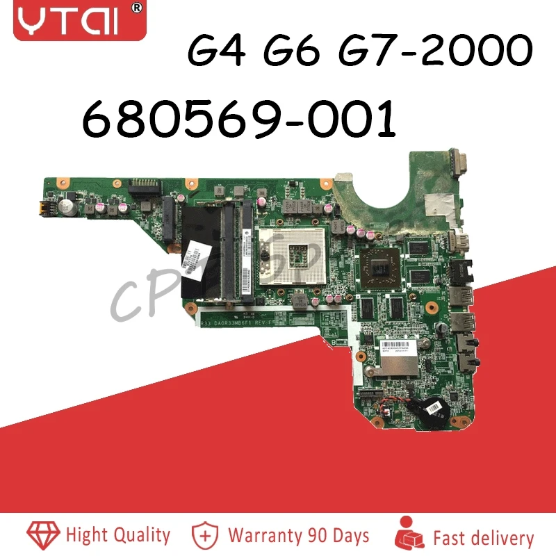 

DA0R33MB6E0 G6-2000 motherboard for hp pavilion G4-2000 G6-2000 g7 laptop with 100% fully tested 680569-001 680569-501