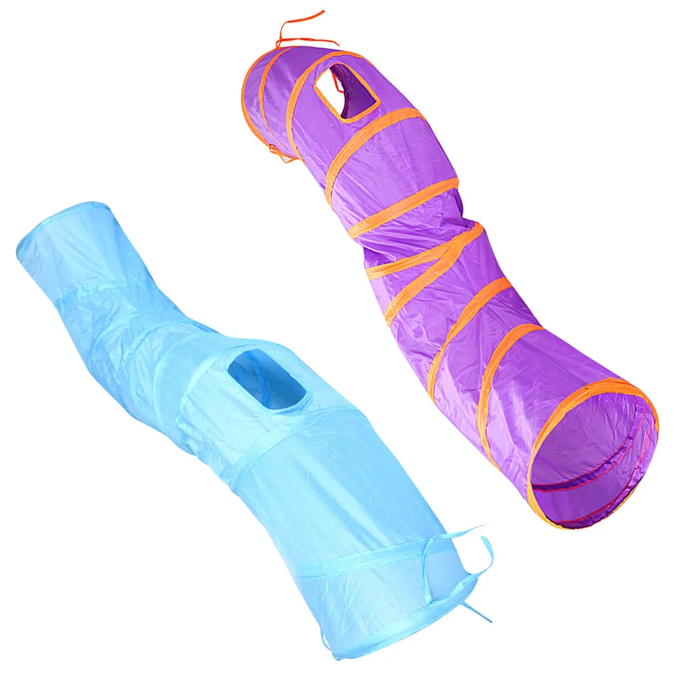 1 шт Cat Tunnel Pet игрушки легкий s-образный прочный складной забавные трубы туннеля зоотоваров палатка для щенка кошек домашних животных