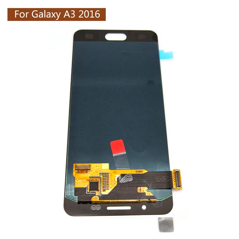 Супер amoled ЖК-дисплей для samsung Galaxy A3 2016 A310 A310F A310H A310M A310Y с сенсорным дигитайзером 100%