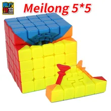 MoYu Cubing класс Meilong 5x5 5 слойный магический скоростной куб без наклеек профессиональный 5x5x5 Кубики-головоломки