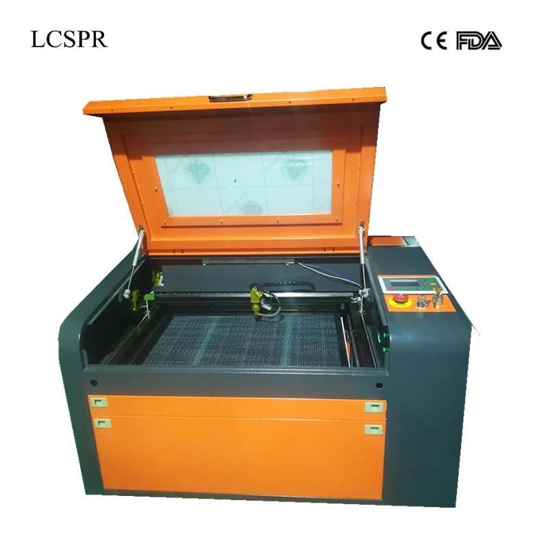 

EFR 80W CO2 4060 or 6040 laser cutting machine with RUIDA mainboard and square linear guide rail have good price