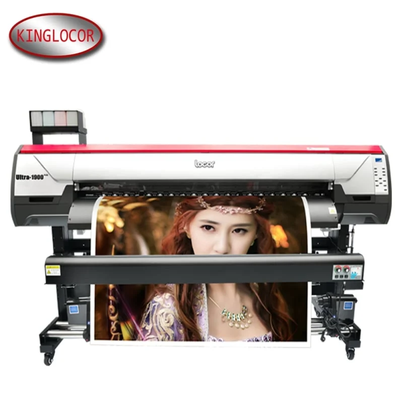 Locor Ultra 1900 Plus 190 см большой струйный принтер на основе растворителя. Два принтера