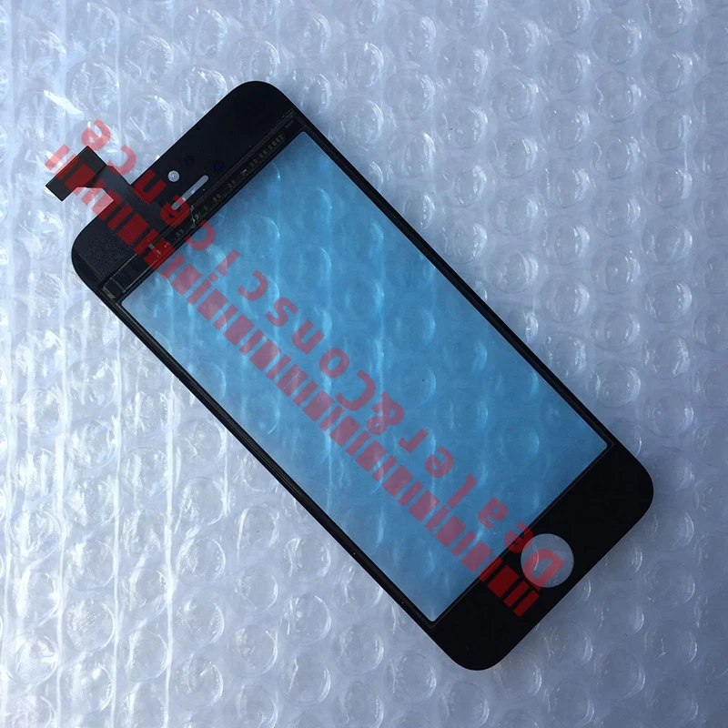 10 шт. дигитайзер сенсорного экрана внешняя панель для Apple iPhone 5/5S iPhone5 iPhone5s дигитайзер Переднее стекло объектива(все проверено