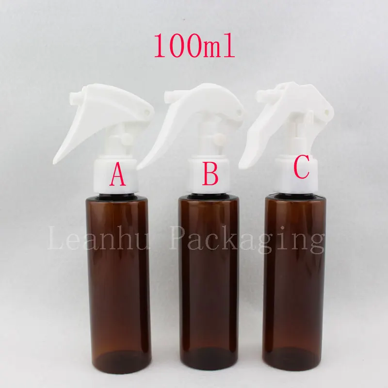 100ml X 40 empty brown trigger spray bottles with sprayer
