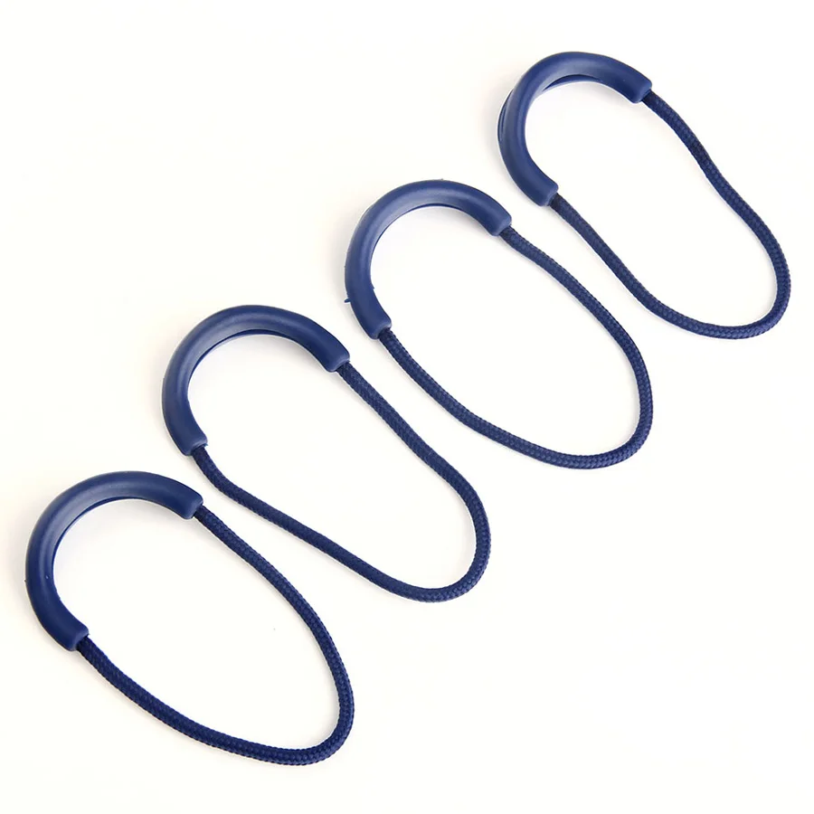 Anti-theft Zipper Outdoor Zipper Tail Rope Longer backpack pull Rope Blue Travel Kit Clothes Accessories 6Pcs/Lot
