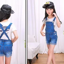 Для маленьких девочек Одежда для мальчиков детская одежда, летние шорты, новые моды, Шорты, моды, рулоны, джинсы и подтяжки