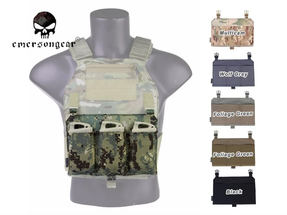 

Emerson M4 Triple Magazine Pouch For 4019 / 4020 Vest Combat Airsoft Molle Vest MAG Pouch EM6407