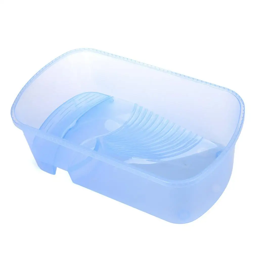 

Aquarium Tortoise Tank Reptile Turtle Tortoise Vivarium Box Plastic Aquarium Tank With Basking Ramp Blue Aquarium Products New