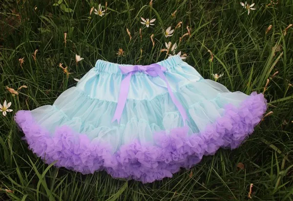 Модные пышные шифоновые юбки-американки, юбки-пачки для маленьких девочек юбка принцессы, одежда для танцевальной вечеринки от 18 месяцев до 10 лет, 22 цвета