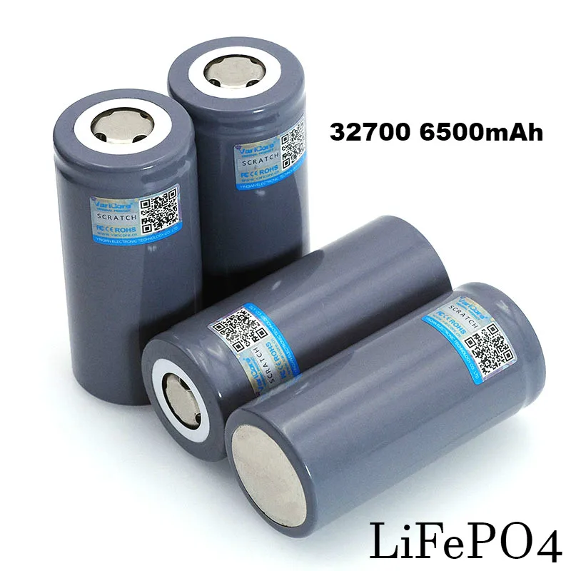 1 12 шт. VariCore 3,2 V 32700 6500mAh LiFePO4 батарея 35A непрерывный разряд максимум 55A аккумулятор высокой мощности|Перезаряжаемые батареи|   | АлиЭкспресс