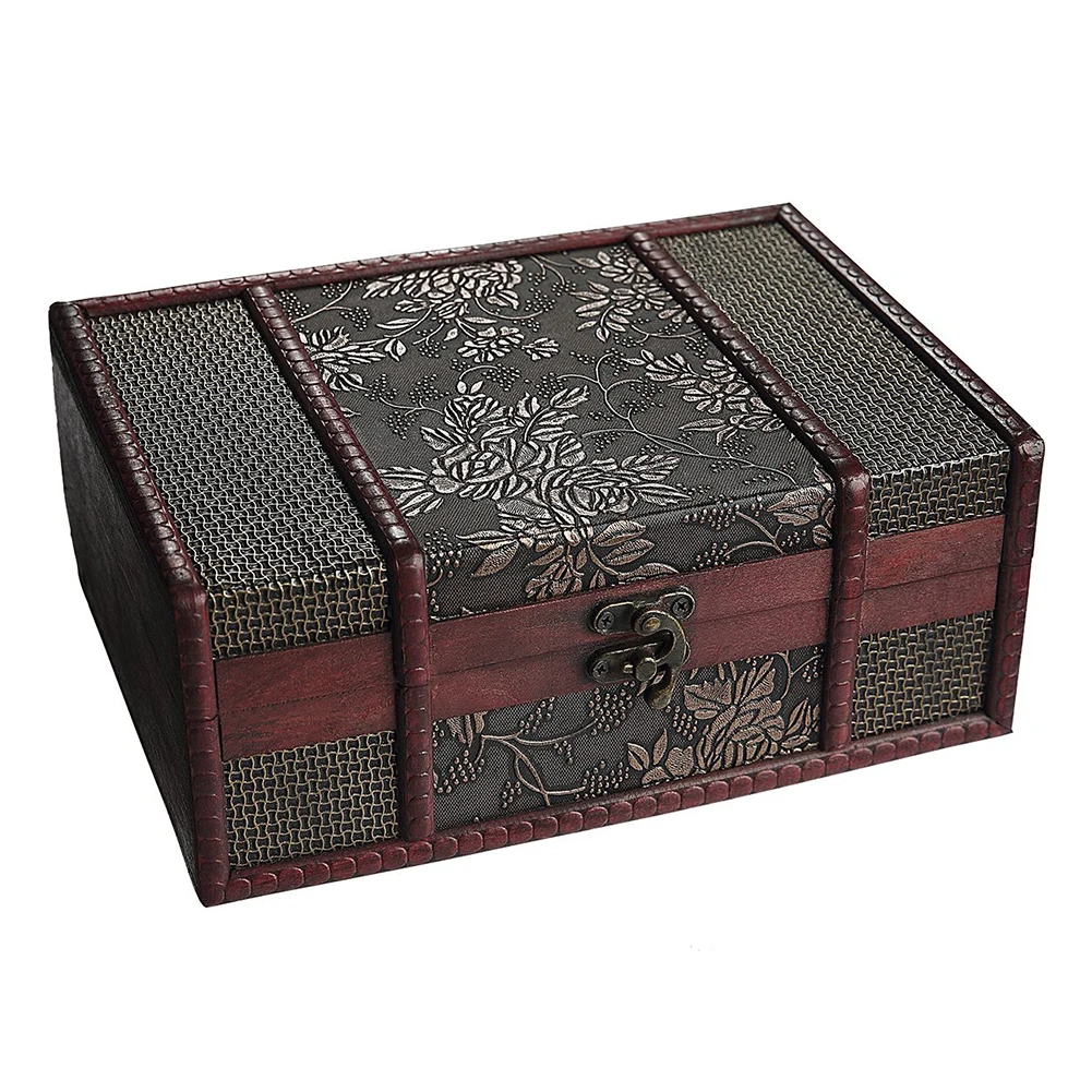 Treasure Box 9 0 дюймов винограда маленький багажник коробка для хранения ювелирных