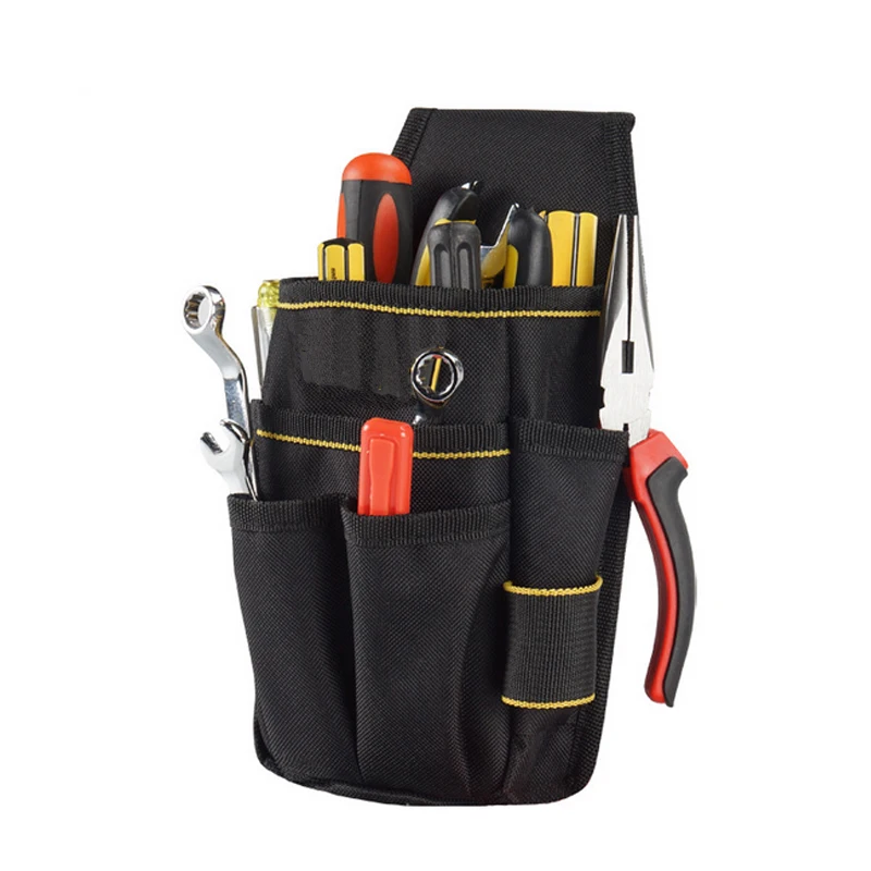 

Professional Electrician Tool Bag Belt Pouch Work Tape Buckle Convenient Tool Bag with Waist Belt