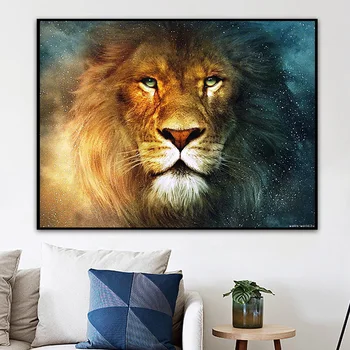 Era,40x50cm DIY Lion Animal Embroidery,Full Painting Needlework,Cross stitch,kits,14CT Cross-stitch,Sets For Embroidery,VS-49 1