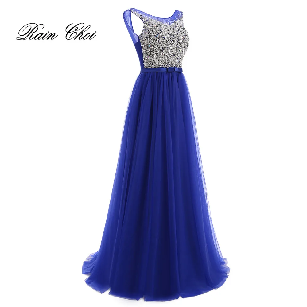 

Long Evening Dress 2016 A Line Floor Length Tulle Elegant Party Formal Prom Gowns Cheap