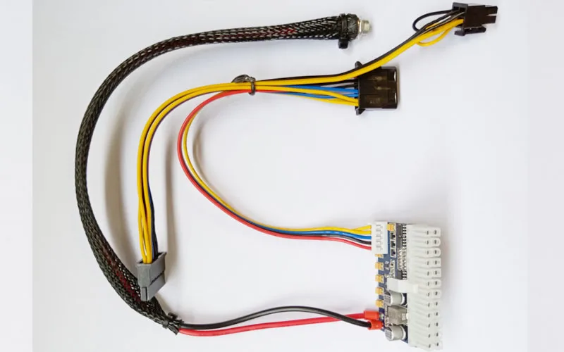 24pin DC ATX PSU 12 V العاصمة المدخلات 160 W الذروة مفتاح الطاقة DC-DC ATX بيكو PSU البسيطة ITX PC الطاقة الكهربائي للكمبيوتر