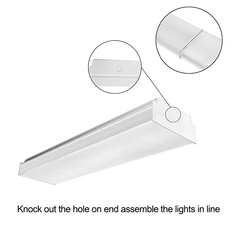 2FT LED Flushmount LED Garage Lights - 20W 2400LM - 4000K Neutral White Linear Ceiling Lighting shop light strip string LED10 (1)