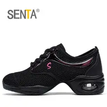 SENTA/Новинка года; женская обувь для танцев; обувь в стиле джаз и хип-хоп; кроссовки для сальсы; женская обувь для танцев на платформе; Размеры 35-41