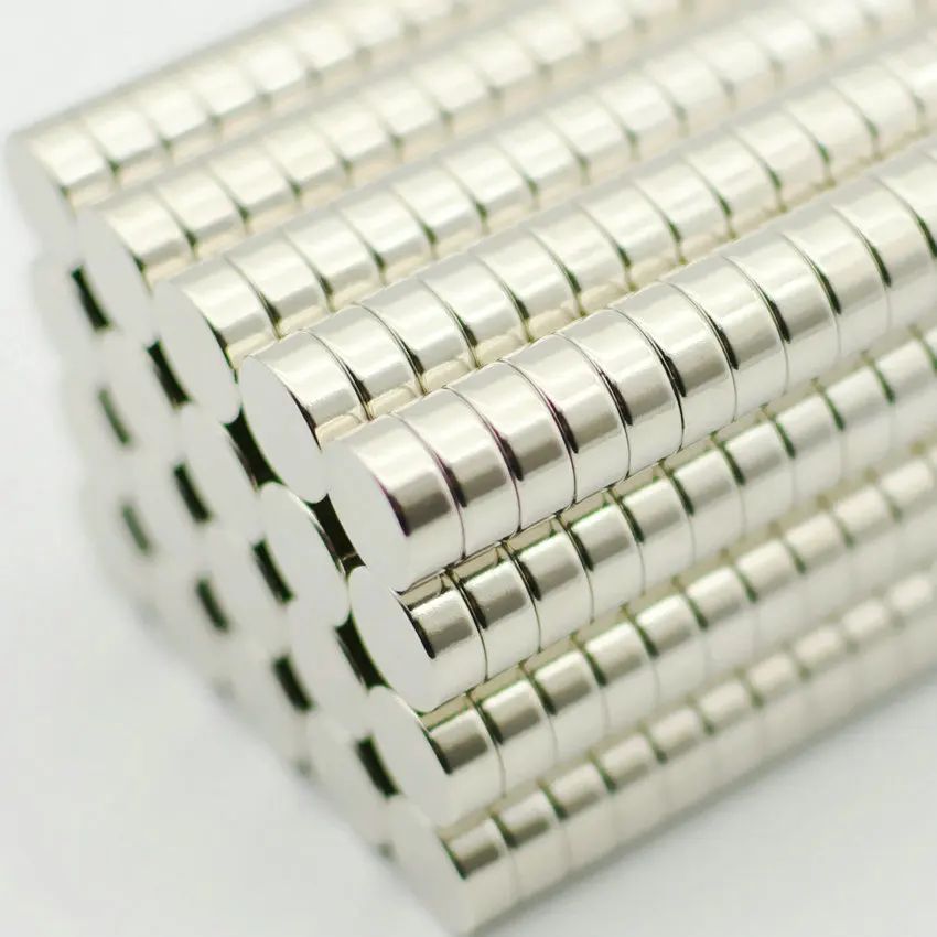 60 300pcs NdFeB Disc Diameter 13x5 mm 0.5" Cylinder N38 Rod