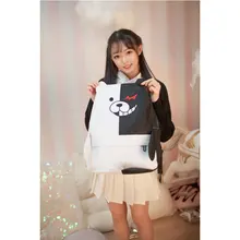Топ аниме Danganronpa cos monokuma изображение печати милый мультфильм Рюкзаки подарок на день рождения плечи школьный ранец
