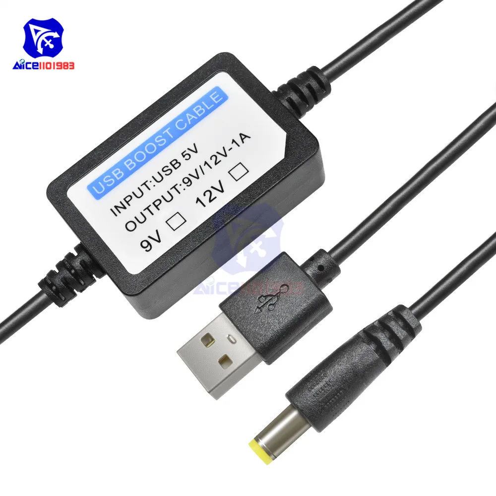 Usb кабель для зарядки 5 5*2 1 мм В 9 В/12 В|Интегральные схемы| |
