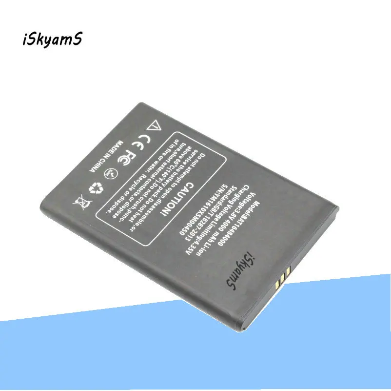 ISkyamS 1x4000 мАч BAT16484000 высококачественный литий ионный Сменный аккумулятор для Doogee X5