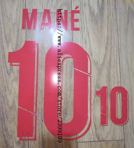 KEITA FIRMINO MANE M.SALAH SHAQIRI nameset patch badge - Цвет: Антикварный цинк